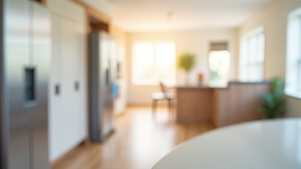 Broken refrigerator in a Sacramento home with technician standing by for repair