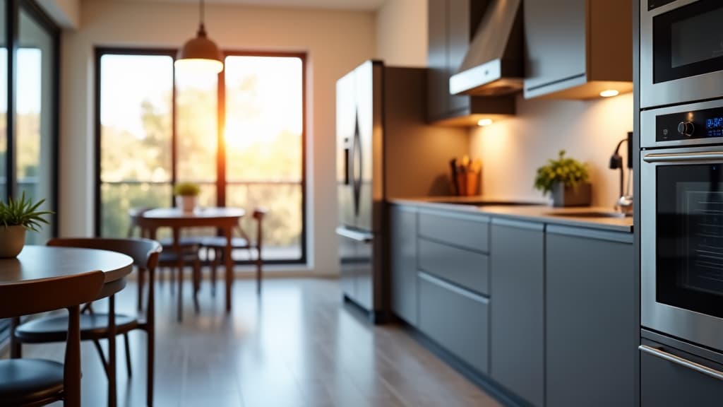 Residential kitchen with modern appliances in Elk Grove, CA, ready for same-day appliance repair service