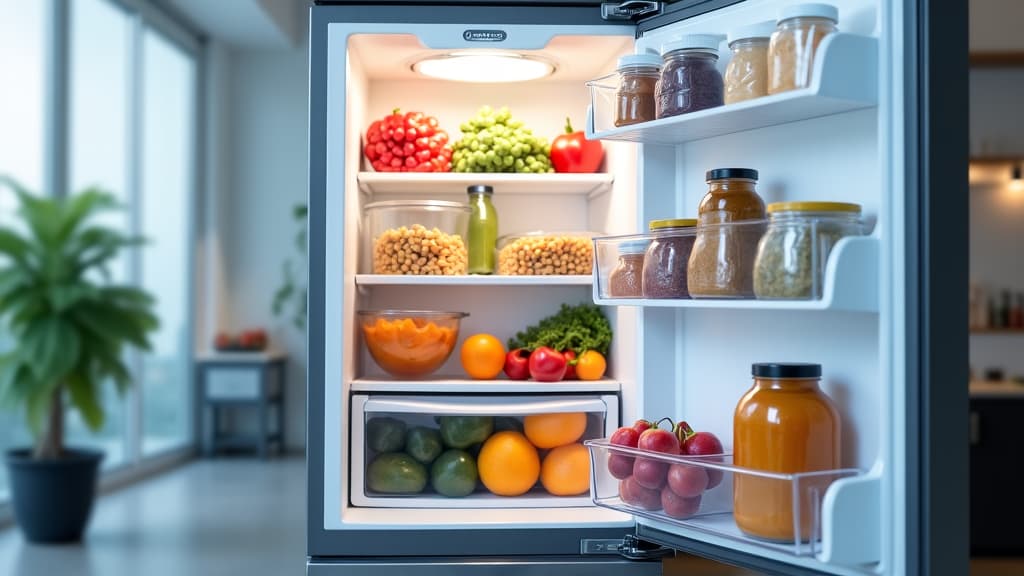 Roseville appliance repair technician performing refrigerator diagnosis