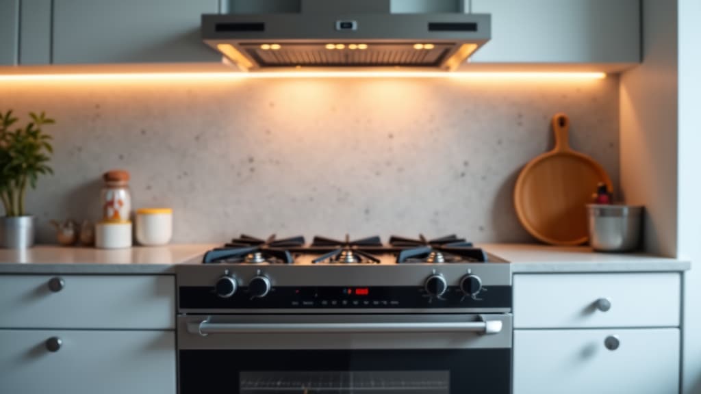 Folsom kitchen with oven and stove