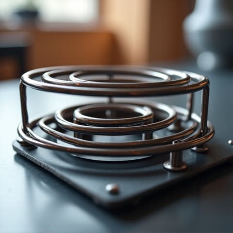 Commercial Oven Repair: Before and after replacing a large heating element in a commercial-grade oven. The image highlights the heavy-duty components and the precision required for repairs in professional kitchens.