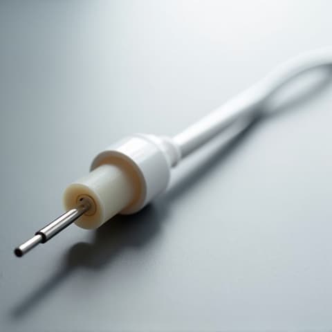 Electric Oven Repair: Replacement of a malfunctioning temperature sensor in an electric oven. The image shows the old sensor being removed and the new one installed, critical for accurate temperature control and even baking.