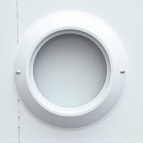 A clean and unobstructed exterior dryer vent cover after professional service, demonstrating restored airflow and improved aesthetics for a home in Sacramento.