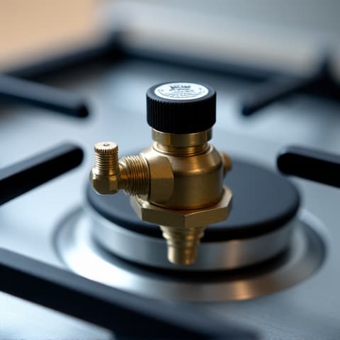 Gas Oven Burner Cleaning: Before and after cleaning a heavily soiled gas oven burner assembly. The repair highlights the importance of maintenance for efficient gas flow and proper flame ignition.