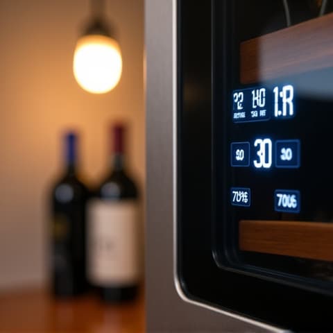 Checking cooling elements of an integrated wine refrigerator in Gold River. An image presenting a technician performing a thorough inspection and maintenance check on the cooling elements of an integrated wine refrigerator in a sophisticated Gold River home.