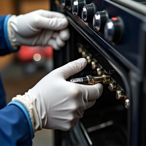 Oven door seal replacement Elk Grove energy saving. Replacing an oven door seal to improve energy efficiency and cooking performance in an Elk Grove household.
