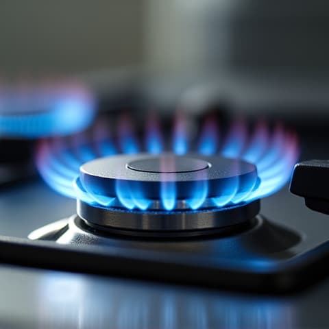 Before and After: Replacing a faulty igniter in a gas oven. Close-up of the old, malfunctioning igniter and the newly installed, sparking component crucial for proper gas oven operation and safety.