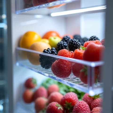 Sub-Zero integrated refrigerator repair in a Gold River luxury kitchen. Technician working on the compressor unit, ensuring optimal cooling and temperature control.