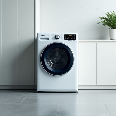 Rocklin appliance repair technician working on a washing machine near Sierra College