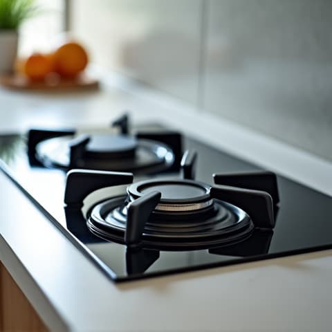 Stove glass cooktop replacement Sheldon High School area. A skilled technician carefully replacing a damaged glass cooktop on a stove, restoring its sleek appearance and functionality in a household near Sheldon High School.