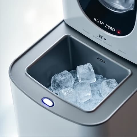 Sub-Zero ice maker repair, replacing the water filter for pristine ice in a Gold River high-end kitchen.