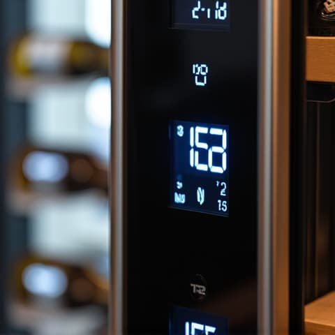 Calibrating a wine cooler