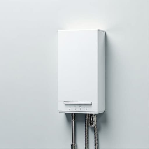 Auburn water heater repair specialist inspecting a tankless unit with tools