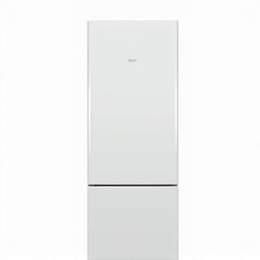 Residential appliance repair technician fixing a refrigerator in a Carmichael kitchen