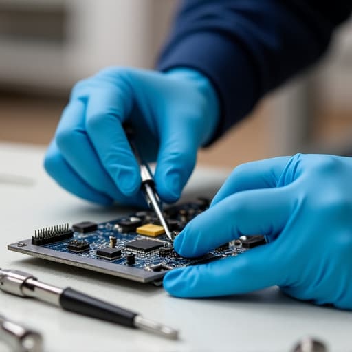 Expert Sacramento appliance repair technician working on luxury stove oven fix