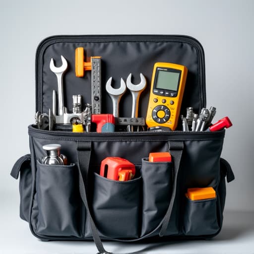 Professional appliance technician repairing a Miele dishwasher in a luxury kitchen, showcasing specialized tools and attention to detail