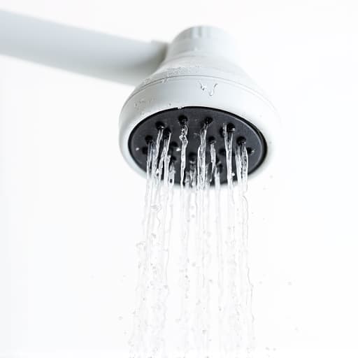 Close-up of a clogged spray arm in a dishwasher covered in hard water deposits