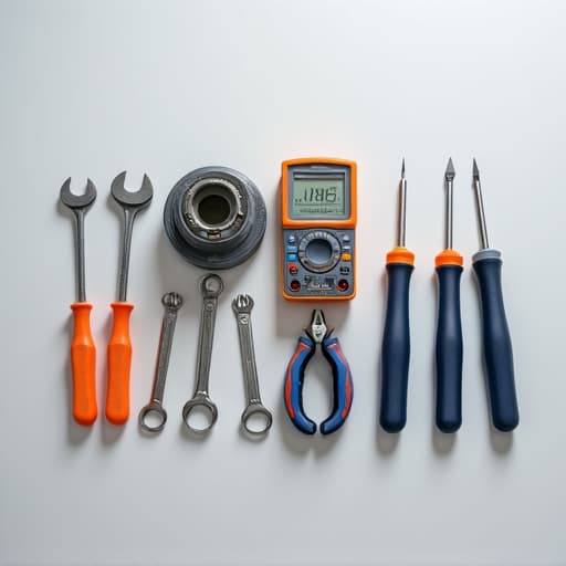 Sacramento technician fixing a washing machine that is not draining, with tools and parts