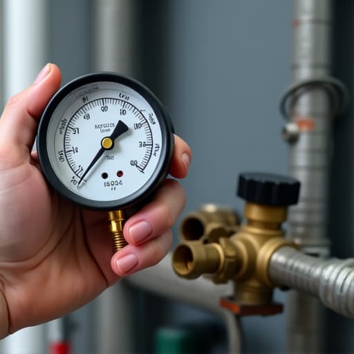 Auburn appliance repair technician inspecting a kitchen in Old Town Auburn