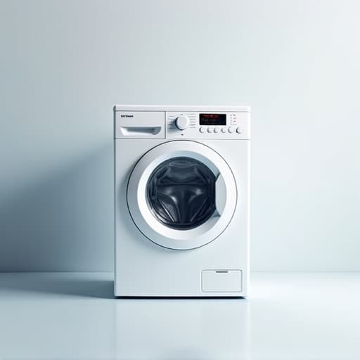 Elk Grove technician inspecting a front-load washer