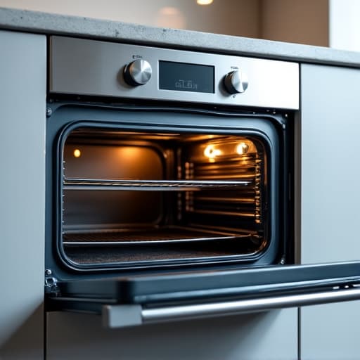 North Highlands technician repairing an oven