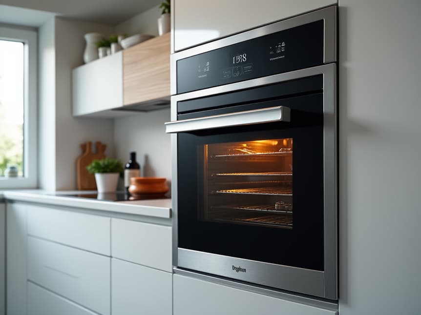 Antelope home with repaired appliances and technician leaving