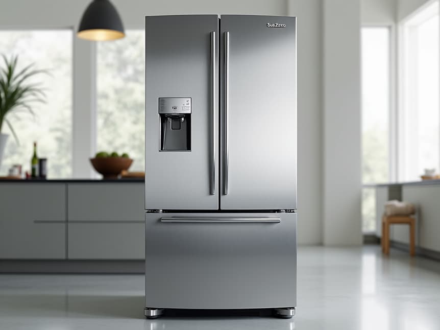 High-end kitchen with luxury appliances