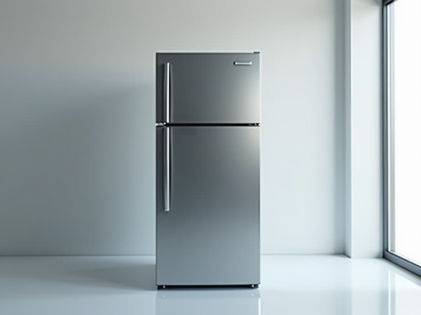 appliance repair technician fixing a refrigerator in North Highlands