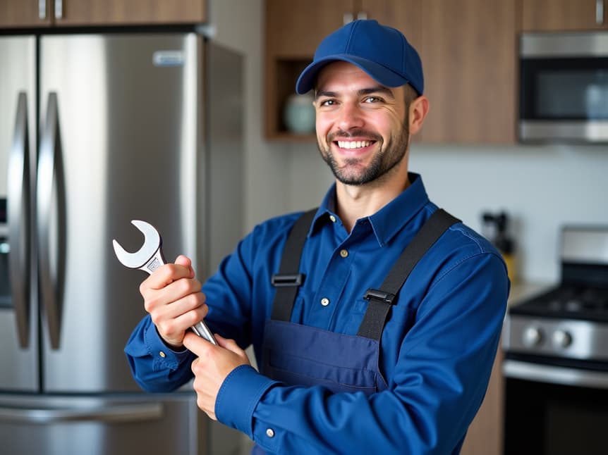 Shingle Springs appliance repair technician working on a refrigerator