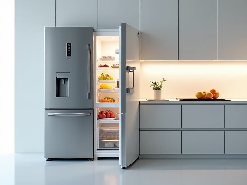 West Sacramento appliance technician fixing a refrigerator
