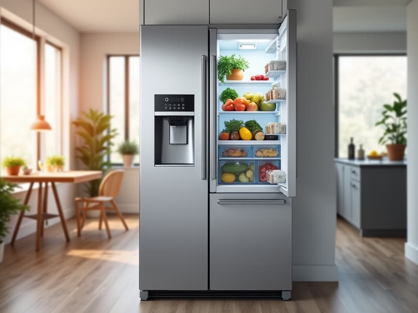 Woodland CA appliance repair technician fixing refrigerator